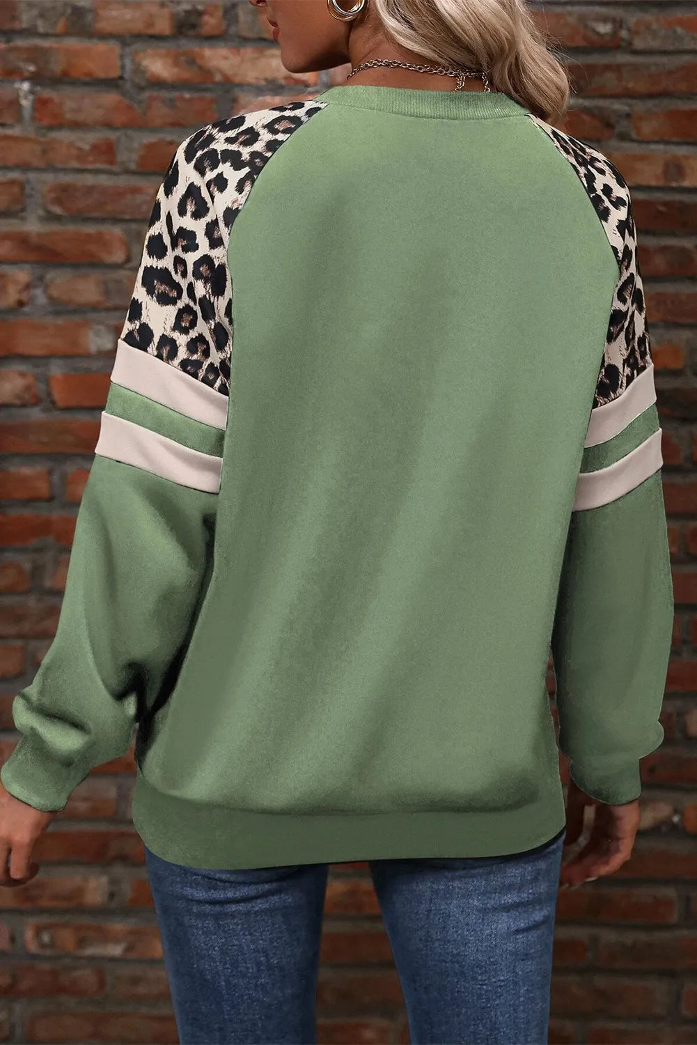 Leopard Long Sleeve Sweatshirt