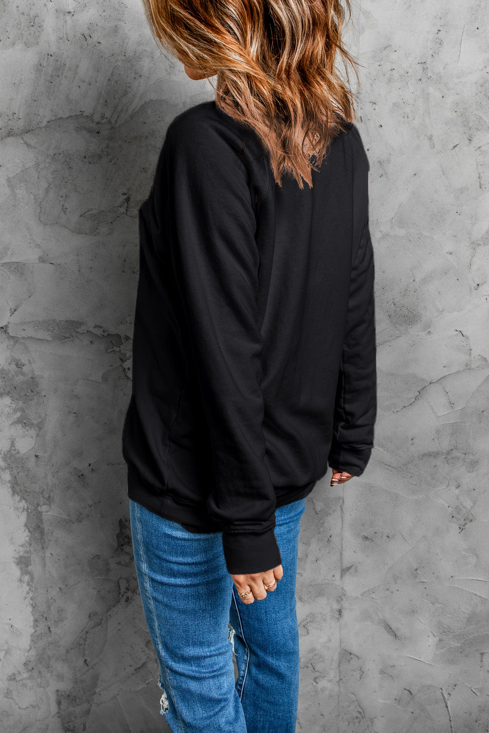 Ghost Round Neck Sweatshirt