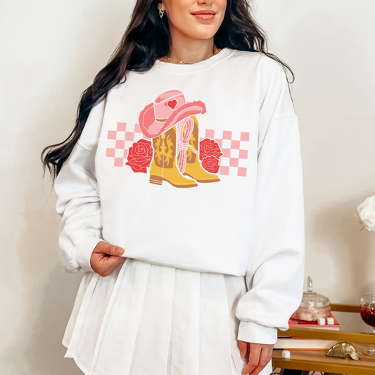 Rodeo Sweetheart Graphic Sweatshirt