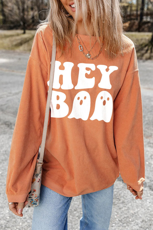 Hey Boo Long Sleeve Sweatshirt