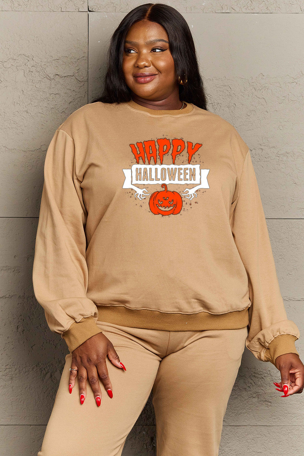 Happy Halloween Graphic Sweatshirt