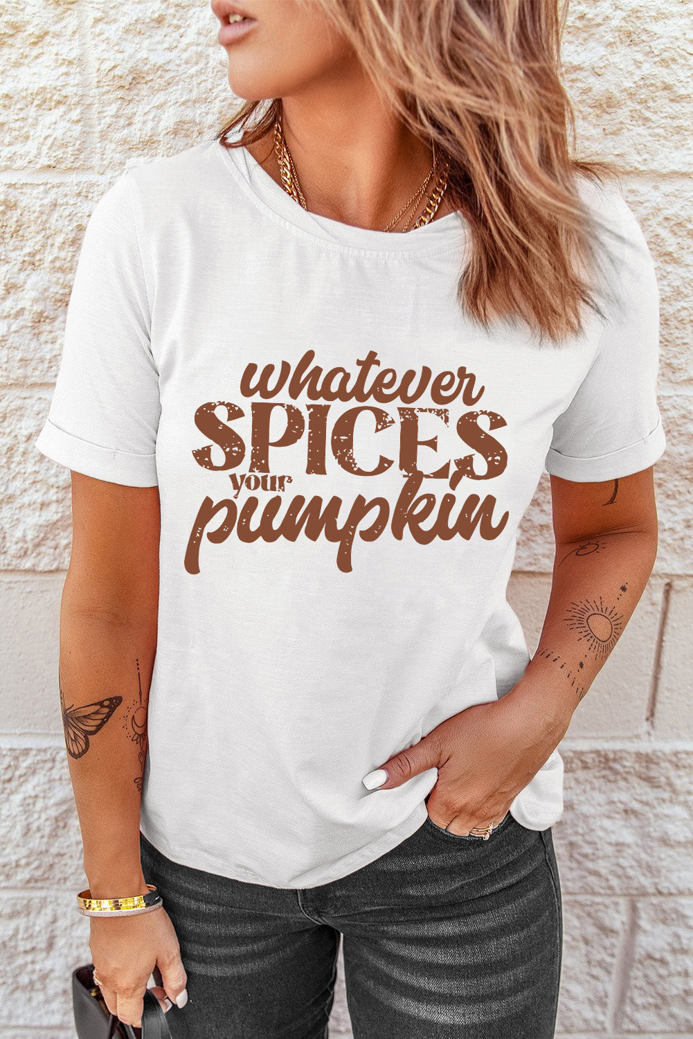 Whatever Spices Your Pumpkin Graphic T-shirt