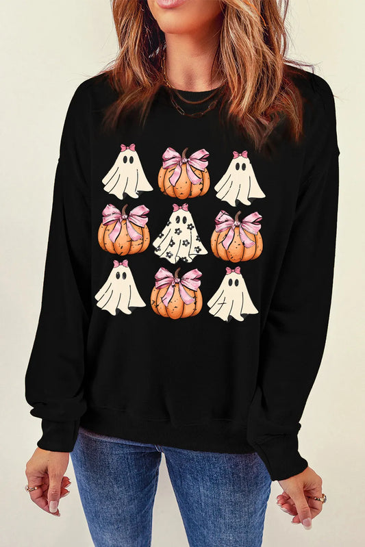 Pumpkin & Ghost Sweatshirt