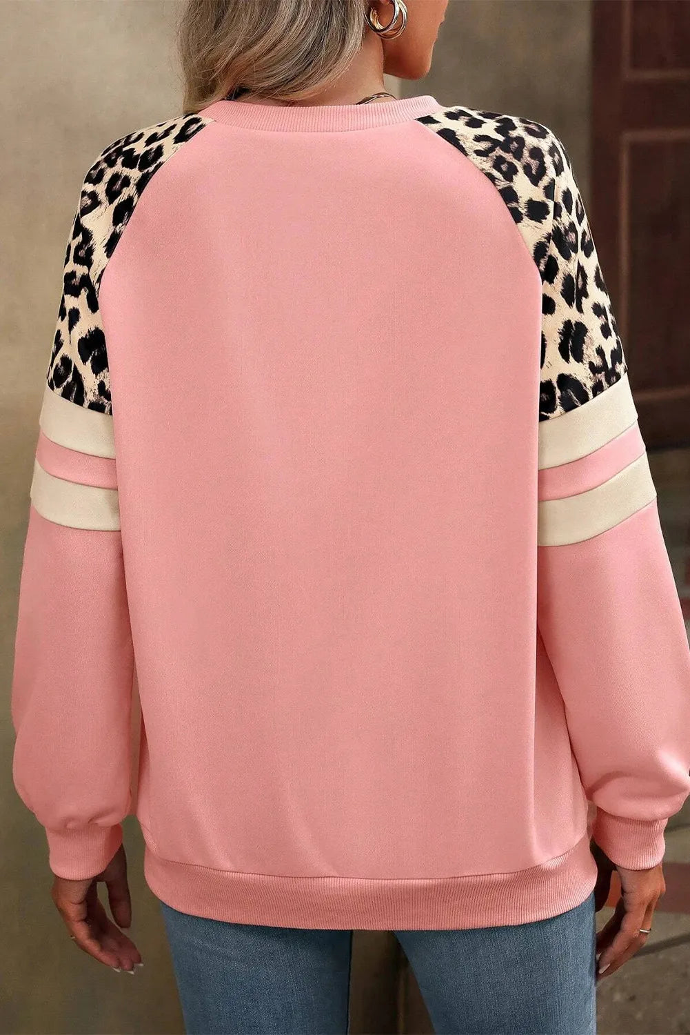 Leopard Long Sleeve Sweatshirt