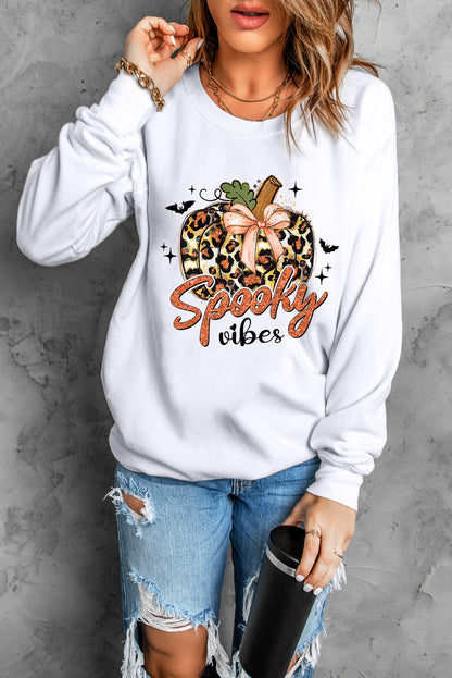 Spooky Vibes Graphic Sweatshirt