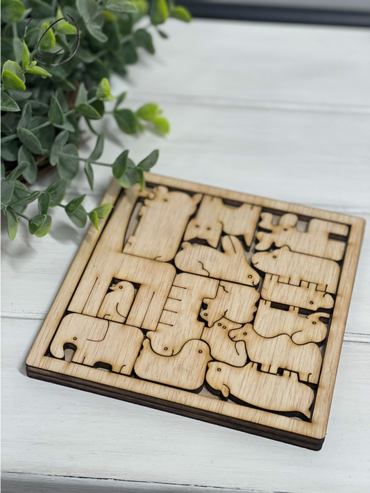 Wood Animal Puzzle