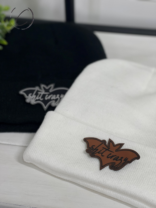 Bat Shit Crazy Patch Beanie