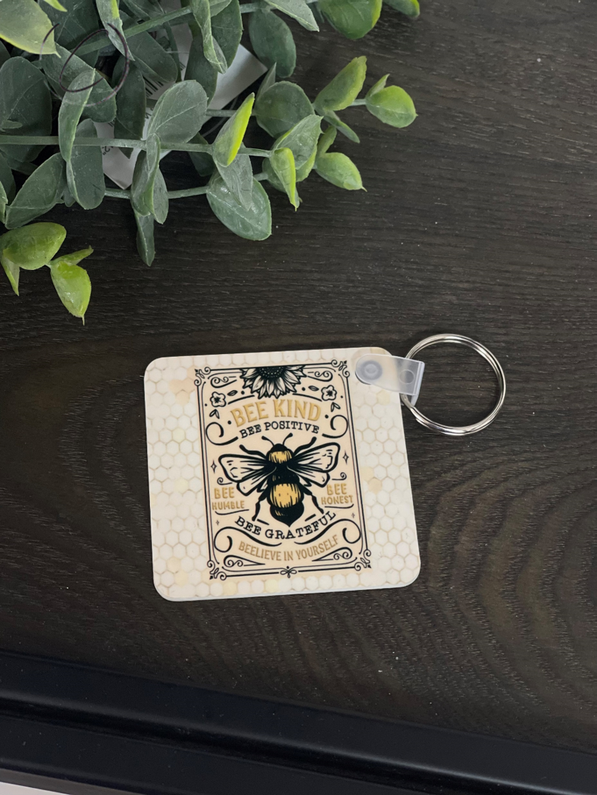 Bee Kind Keychain