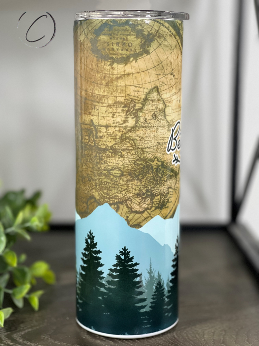 Best Dad Ever - Adventure 20oz Skinny Tumbler