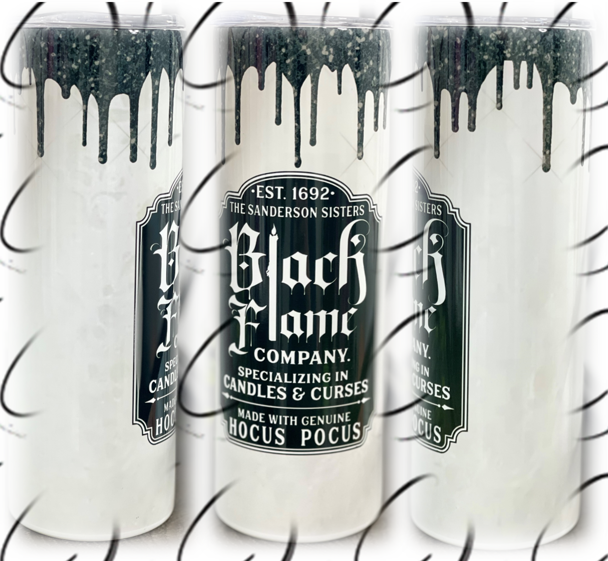 Black Flame Candle Company 20oz Skinny Tumbler