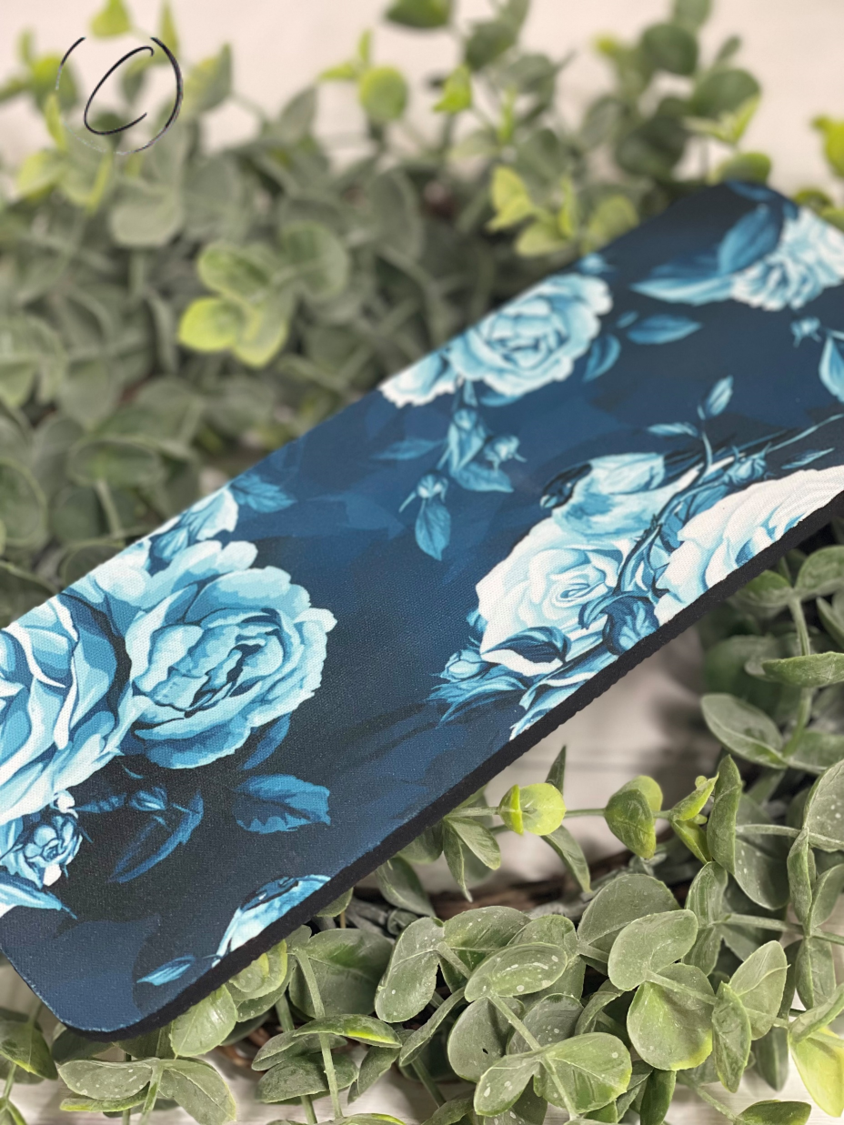 Blue Rose Slap Wrap Can Cooler