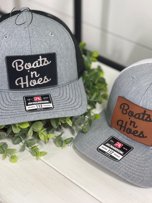 Adult Boats n' Hoes Patch Snapback Hat