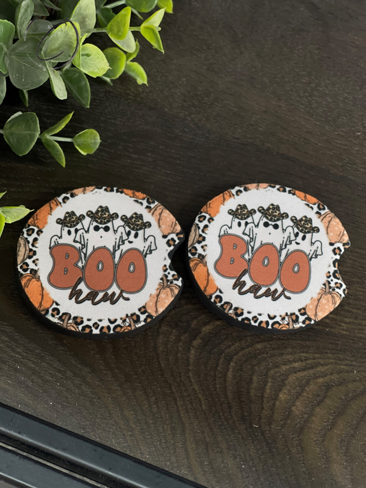 Boo Haw Car Coaster Set