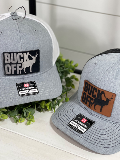 Adult Buck Off Patch Snapback Hat