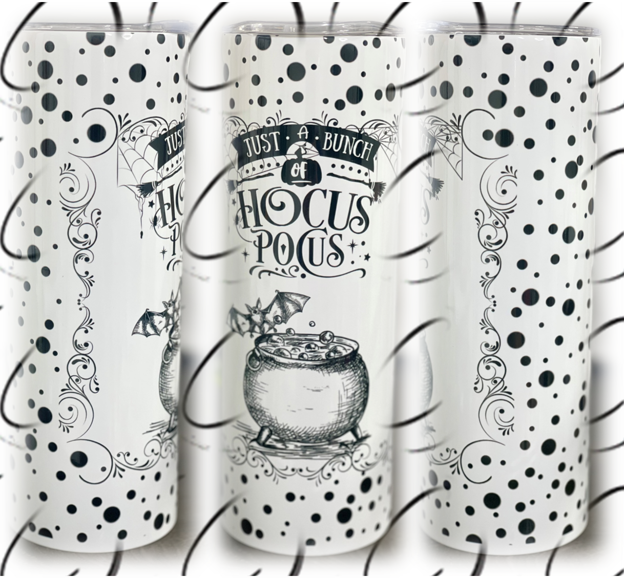 Bunch Of Hocus Pocus Cauldron 20oz Skinny Tumbler