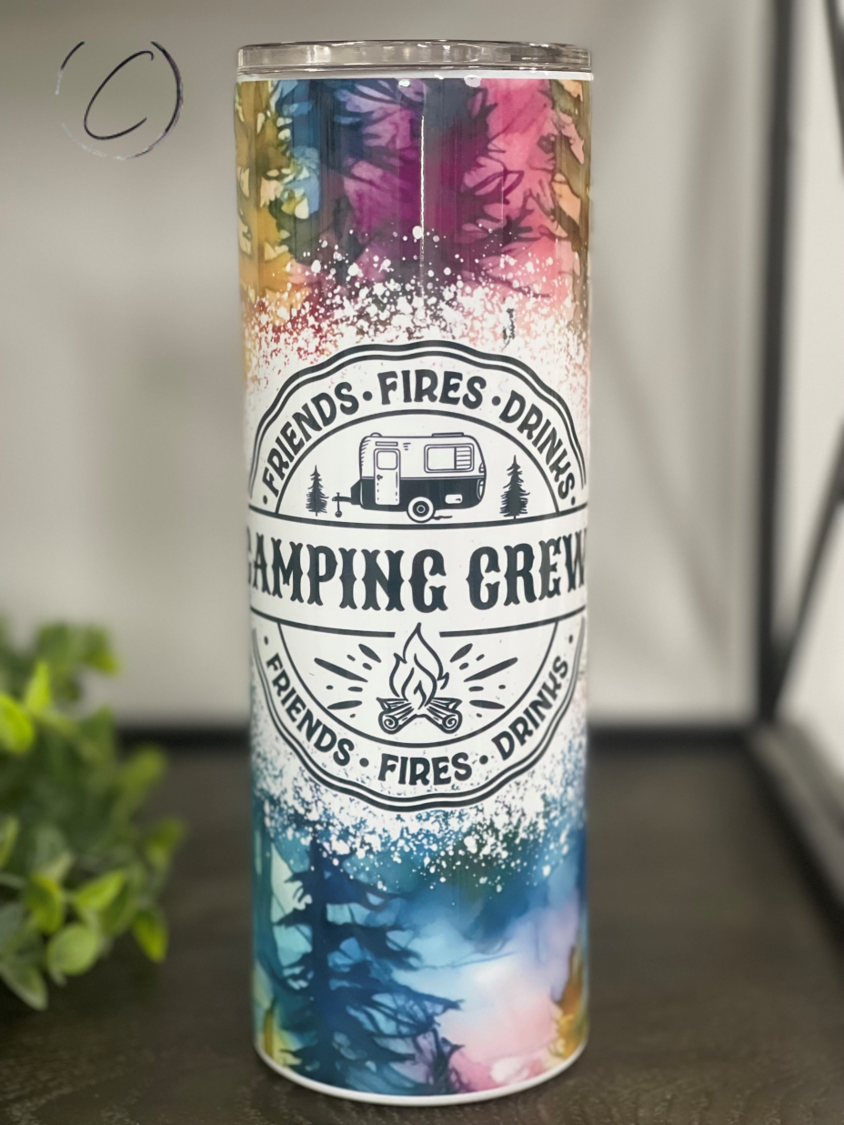 Camping Crew 20oz Skinny Tumbler