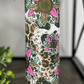 Cowhide Leopard Sunflower 20oz Skinny Tumbler