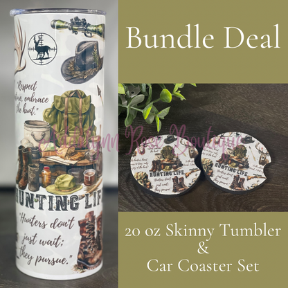 Hunting Life 20oz Skinny Tumbler