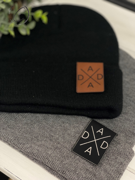 Dada X Cuff Patch Beanie