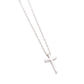 Dainty Silver Cross Necklace