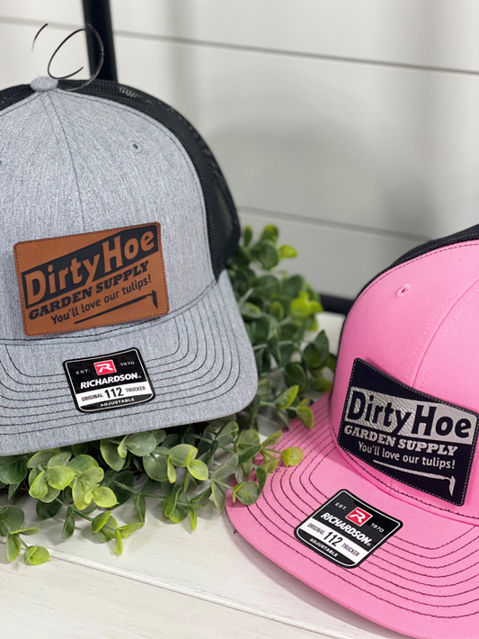 Adult Dirty Hoe Garden Supply Patch Snapback Hat