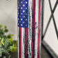 Distressed American Flag 20oz Skinny Tumbler