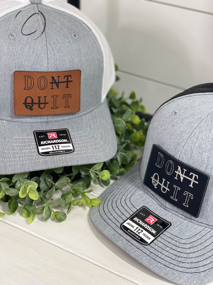 Adult Don't Quit, Do It Patch Snapback Hat