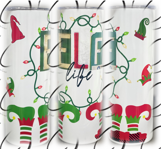 Elf Life 20oz Skinny Tumbler