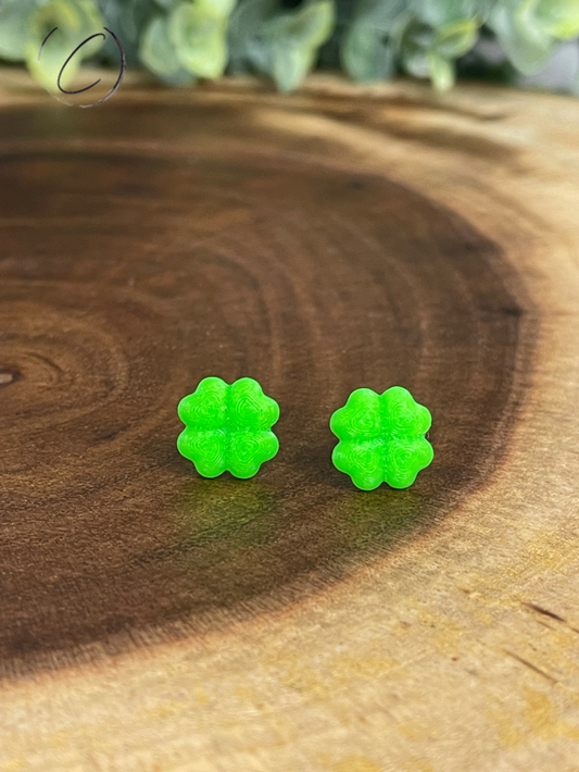 Four Leaf Clover Stud Earrings