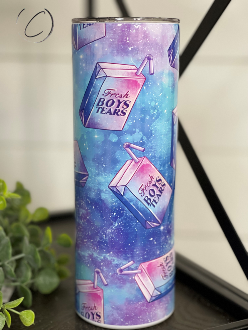 Fresh Boys Tears 20oz Skinny Tumbler