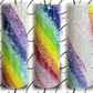 Glitter Rainbow 20oz Skinny Tumbler