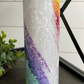 Glitter Rainbow 20oz Skinny Tumbler