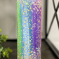 Glitter Rainbow Strokes 20oz Skinny Tumbler