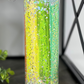 Glitter Rainbow Strokes 20oz Skinny Tumbler