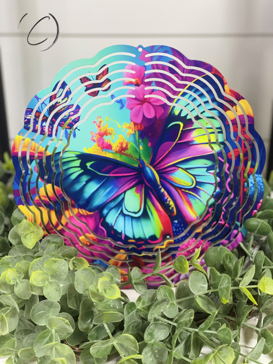 Groovy Butterfly Wind Spinner