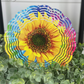 Groovy Sunflower Wind Spinner