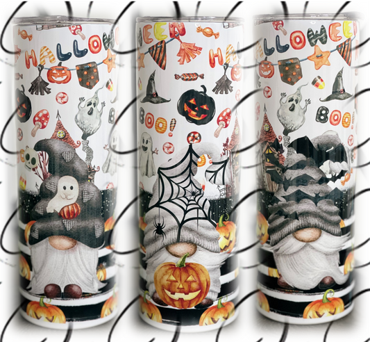 Halloween Gnomes 20oz Skinny Tumbler