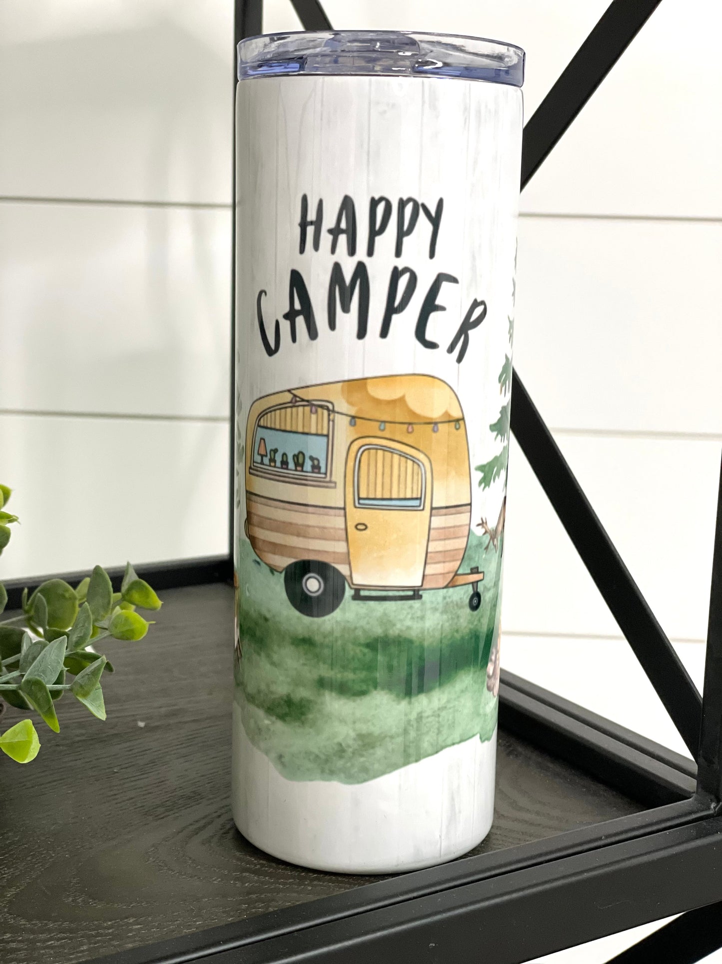 Happy Camper 20oz Skinny Tumbler