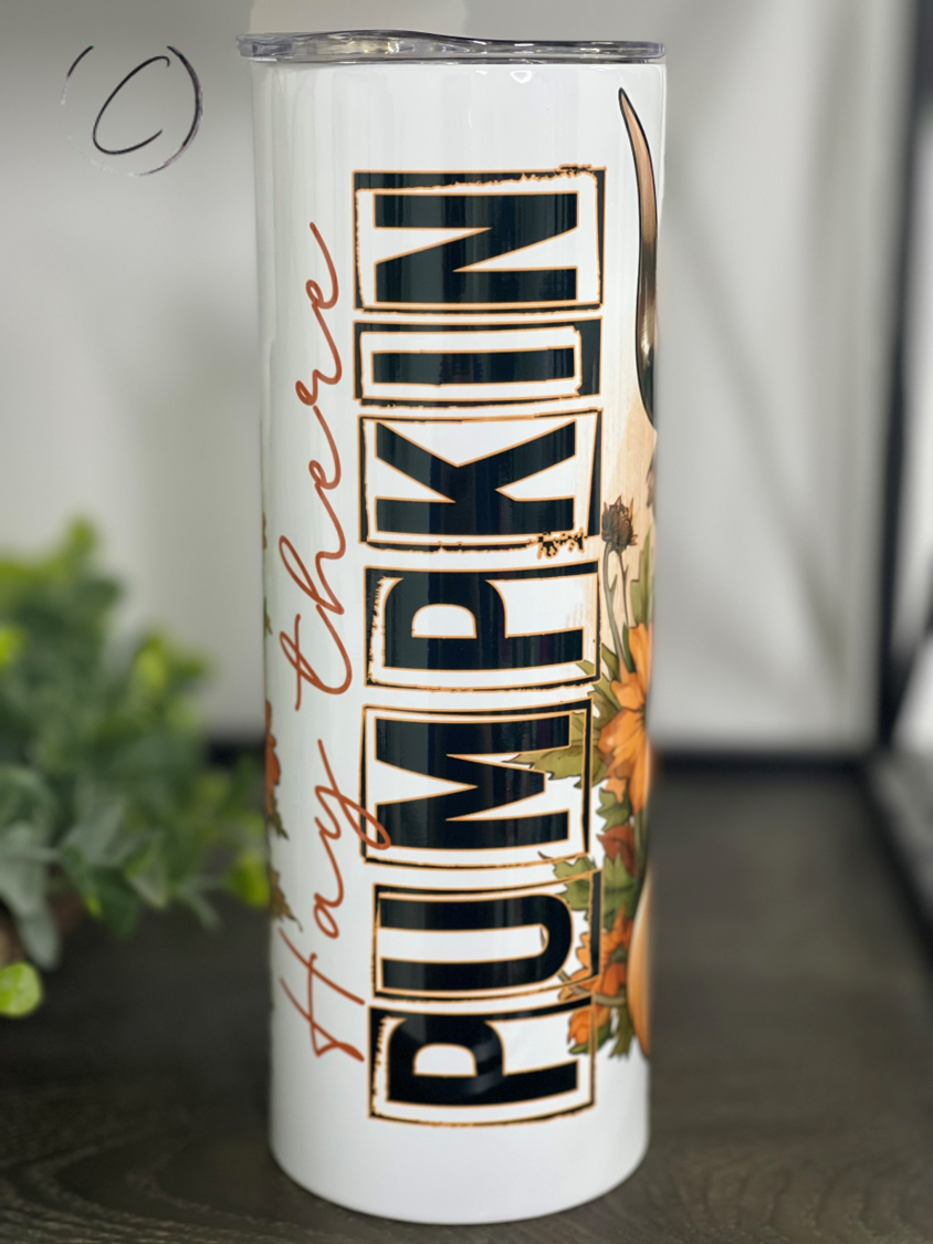 Hay There Pumpkin 20oz Skinny Tumbler