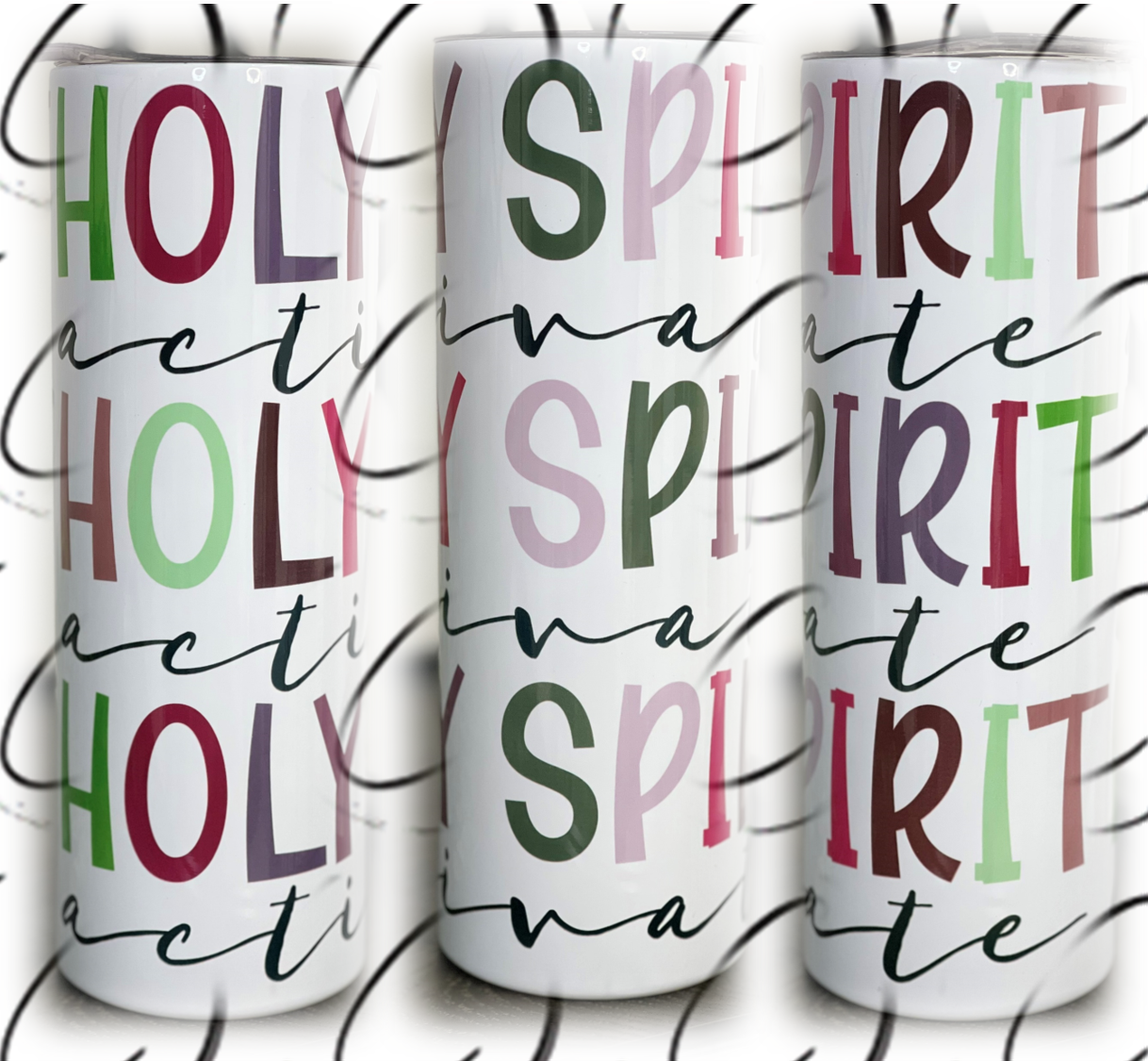 Holy Spirit Activate 20oz Skinny Tumbler