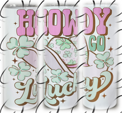 Howdy Go Lucky 20oz Skinny Tumbler