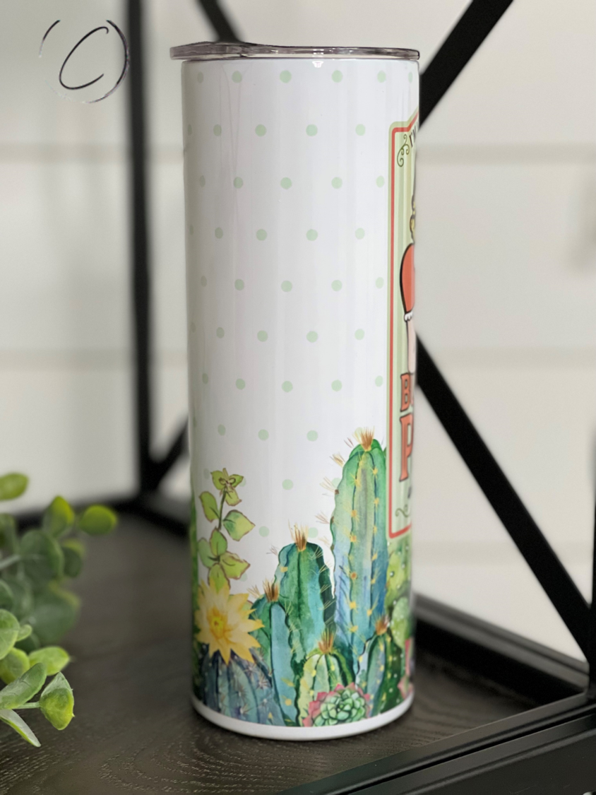 I'm No Cactus Expert 20oz Skinny Tumbler