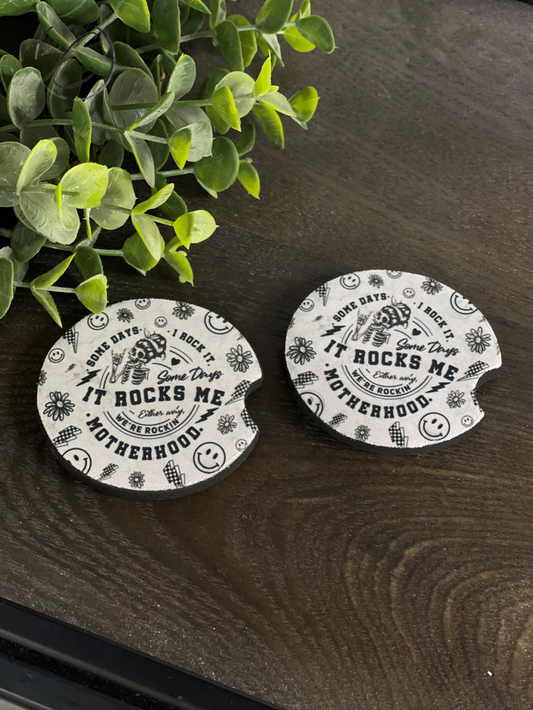 It Rocks Me, Motherhood Car Coaster Set