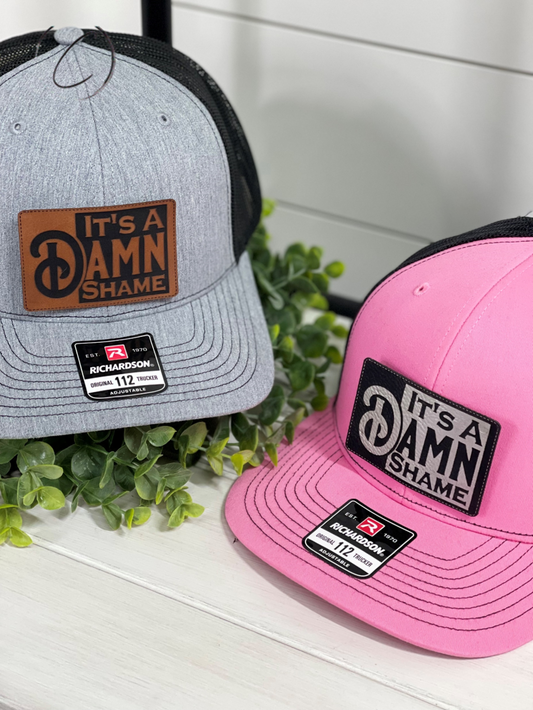 Adult It's A Damn Shame Patch Snapback Hat