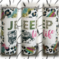 Leopard Jeep Life 20oz Skinny Tumbler