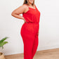 Livin' The Dream Jumpsuit in Red