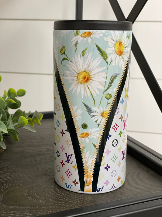 Louis Daisies Skinny Can Cooler