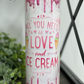 Love & Ice Cream Gnomes 20oz Skinny Tumbler