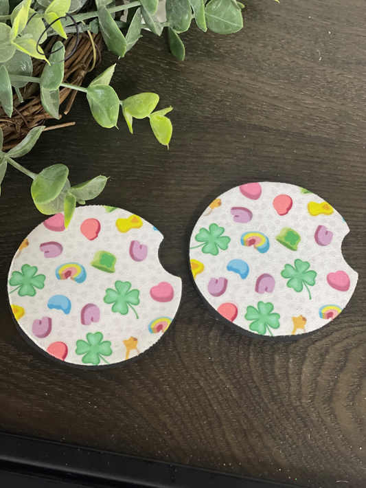 Lucky Charms Car Coaster Set