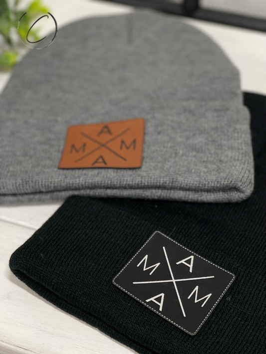 Mama X Patch Beanie